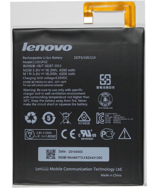باتری لنوو Lenovo A8-50 A5500 مدل L13D1P32