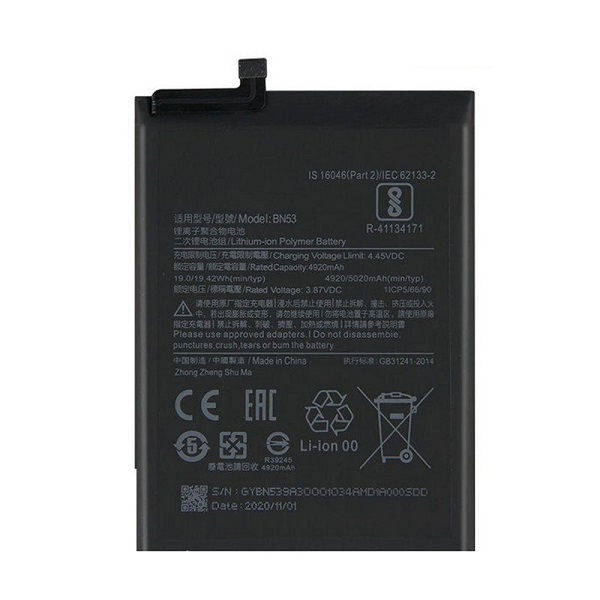 باتری شیائومی Xiaomi Redmi Note 10 Pro Max مدل BN53